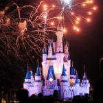 magic Kingdom Castle at night Orlando, FL